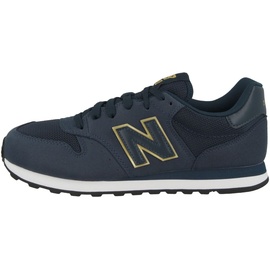 New Balance 500 Classic Damen navy/gold 36