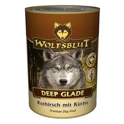 WOLFSBLUT Adult Deep Glade - Rothirsch mit Kürbis - 6x395g