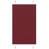 vidaXL Plissee Bordeauxrot 80x100 cm Stoffbreite 79,4 cm Polyester