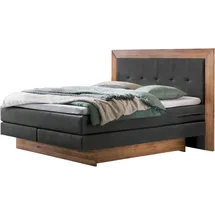 Hasena Boxspringbett Anthrazit, Eichefarben