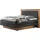 Hasena Boxspringbett Anthrazit, Eichefarben