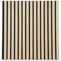 Karat Akustikpaneel Holzoptik Weiß 2 St. 60 x 60