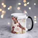 Smyla Zaubertasse mit Foto Farbwechsel (Schwarz) |Personalisierte Fototasse mit eigenem Foto persönliches Geschenk Kaffeetasse mit Bild | selbst gestalten |Qualitätskeramik | Geschenk-idee