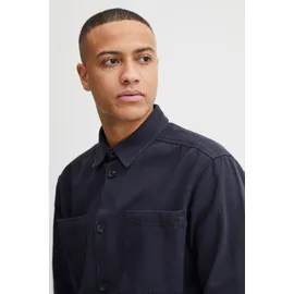 !Solid Langarmhemd blau XL