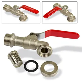 stabilo-sanitär Kugelhahn 1 Zoll 33 mm Messing