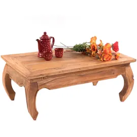 DESIGN DELIGHTS Opiumtisch Honigfarben Mahagoni 100 x 60 x 41 cm
