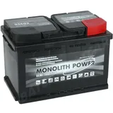 Solarbatterie 12V 75Ah 75 Ah (20h) Monolith Power ersetzt 70 Ah 80 Ah