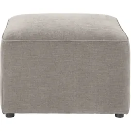 Home Affaire Hocker HOME AFFAIRE "Sundstrup", grau (taupe), B:70cm H:47cm T:70cm, 100% Polyester, Hocker, Hocker, Modulserie, individuelle Zusammenstellung