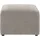 Home Affaire Hocker HOME AFFAIRE "Sundstrup", grau (taupe), B:70cm H:47cm T:70cm, 100% Polyester, Hocker, Hocker, Modulserie, individuelle Zusammenstellung