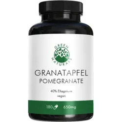GREEN NATURALS Granatapfel+40% Ellagsäure Kapseln 180 St