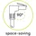 goobay 51546 - Patchkabel 1x 90° gewinkelt, S/FTP (PiMF), Schwarz 5 m