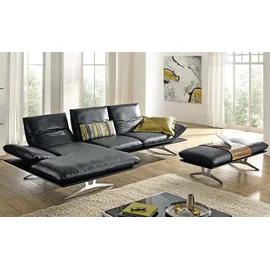 KOINOR Ecksofa Francis ¦ schwarz ¦ Maße (cm): H: 93 T: 159.0