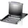 ATEN CL5708N DE KVM-Switch 8-Port 19"-LCD Single Rail (PS/2-USB VGA) DE-Layout, KVM Switch, Schwarz