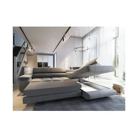 masseno Ecksofa mit Schlaffunktion Selva & blau ¦ Maße (cm): B: 277 H: 90