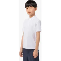 Golf Poloshirt kurzarm MW500 Kinder weiss Gr. 146 - 11 Jahre