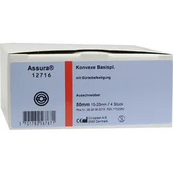 Assura Konvexe Basisplatten Ausschneidbar R. 50Mm 4 ST