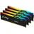 DDR5 5200MT/s RGB 128GB Kit (4x32GB) CL40 Schwarz KF552C40BBAK4-128