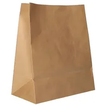 Papstar Blockbodenbeutel, Kraftpapier braun