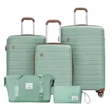 TRAVELHOUSE Ascona Koffer-Set 5-tlg. grün