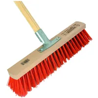 Coronet Straßenbesen Winter-Kratzbesen 40 cm mit Gerätestiel 140 cm