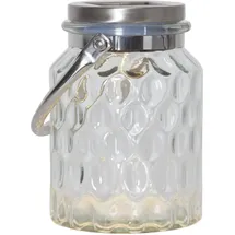 Star Trading LED-Solardekoleuchte Pireus, aus Glas,