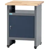 KÜPPER Werkbank Eintürig mit 1 Fach 84 x 60 x 60 cm Dunkelblau