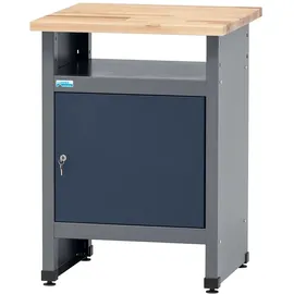 KÜPPER Werkbank Eintürig mit 1 Fach 84 x 60 x 60 cm Dunkelblau