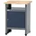 KÜPPER Werkbank Eintürig mit 1 Fach 84 x 60 x 60 cm Dunkelblau