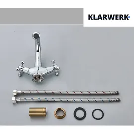 klarwerk EVA Vintage Wasserhahn Bad Chrom