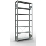 Schulte Lagertechnik MULTIplus85 Steckregal 230 x 100 x 30 cm Silber