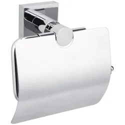 tesa HUKK Toilettenpapierhalter mit Deckel, Accessoires, chrom