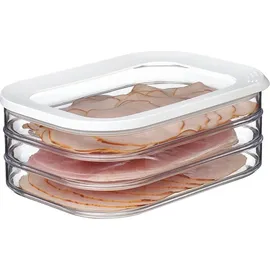 Mepal Aufschnittdose 3-lagig – 1650 ml – zur Aufbewahrung von Wurst und Fleischwaren im Kühlschrank – spülmaschinenfest