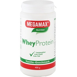 MEGAMAX Whey Protein Vanille Pulver 400 g