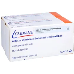 CLEXANE 6.000 I.E. 60mg/0,6ml Inj.-Lsg.i.e.F.-Sp. 20 St