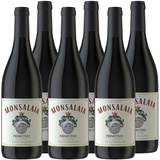 Primitivo Puglia IGT "Monsalaia" semidry Rotwein Apulien halbtrocken (6 x 0.75l)