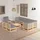vidaXL Garten-Lounge-Set 9-tlg. grau