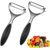 Mecmbj Schäler Gemüse Set, 2 Stücke Kartoffelschäler Edelstahl Gemüseschäler