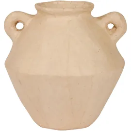 Décopatch HD084C - Krug aus Pappmaché, 13cm, Kartonbraun, einfach zum Verzieren, 1 Stück