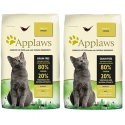 Applaws Trockenes Katzenfutter Senior 2x7,5kg