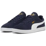 Puma Unisex Club II Sneaker, Navy White Gold, 45 EU