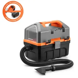 FUXTEC Akku Nass-/Trockensauger ohne Akku, ohne Ladegerät FX-E1VC20