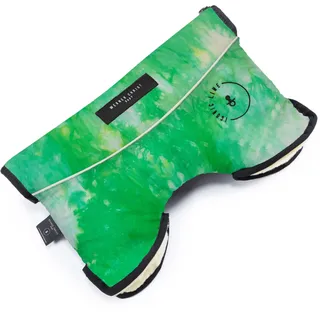 Kinderwagen-Muff aus Lammfell von WERNER CHRIST BABY - MOFFY ICONIC LINE ist der ideale Handwärmer für Buggys aus medizinischem Fell, einfache Handhabung, Handmuff in green