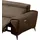 Egoitaliano Eckcouch Polyester mit Recamiere 3-Sitzer Grau