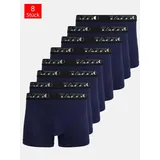 Tazzio Boxershorts unifarben Navyblau 5XL 8er Pack