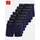 Tazzio Boxershorts unifarben Navyblau 5XL 8er Pack