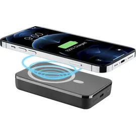 Cellular Line Cellularline MAG 10000 mAh, 18 W, 38.50 Wh), Powerbank Schwarz