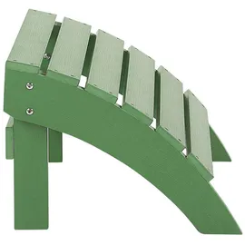 Beliani Fusshocker Gartenhocker 50 x 34 x 43 cm grün