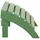 Beliani Fusshocker Gartenhocker 50 x 34 x 43 cm grün