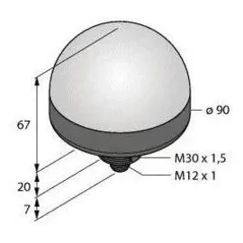 Turck LED-Anzeige K90FDLGRPQ