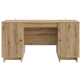 vidaXL Schreibtisch Artisan-Eiche Holzwerkstoff 142,5 x 50 x 75 cm